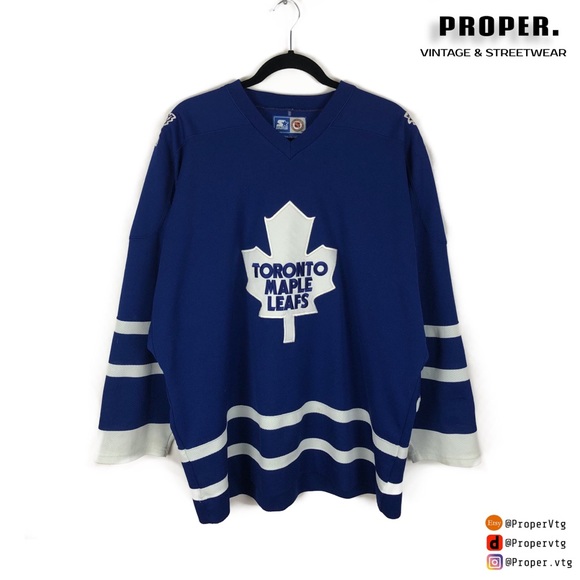 Vintage Toronto Maple Leafs Starter Jersey Nhl - Picture 1 of 8